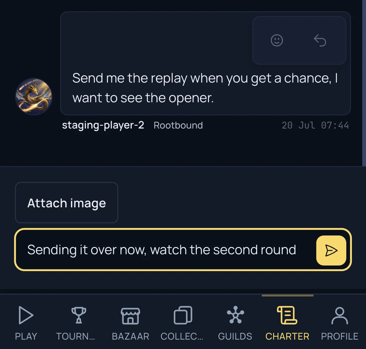 The chat composer now sits fully clear of the bottom tab bar while you type.