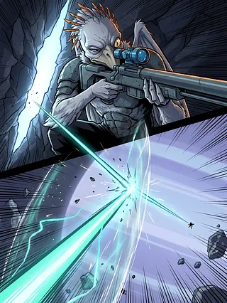 Vacuum-Shear Marksman