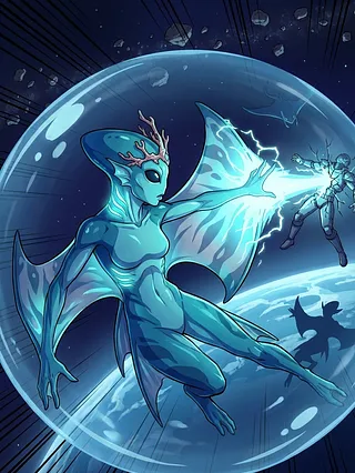 Manta-Silhouette Archon