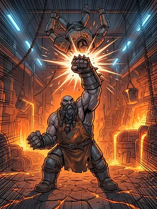 Forge-Bound Brawler