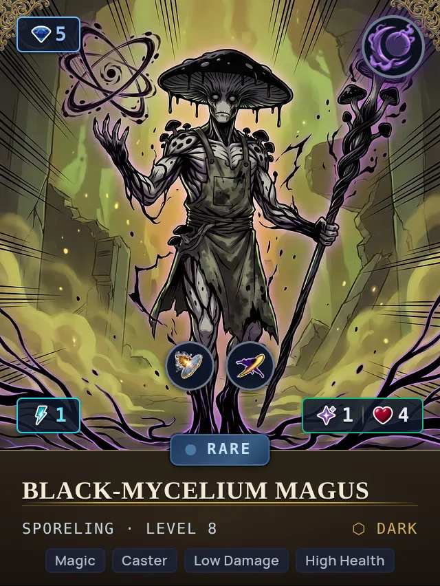 Black-Mycelium Magus