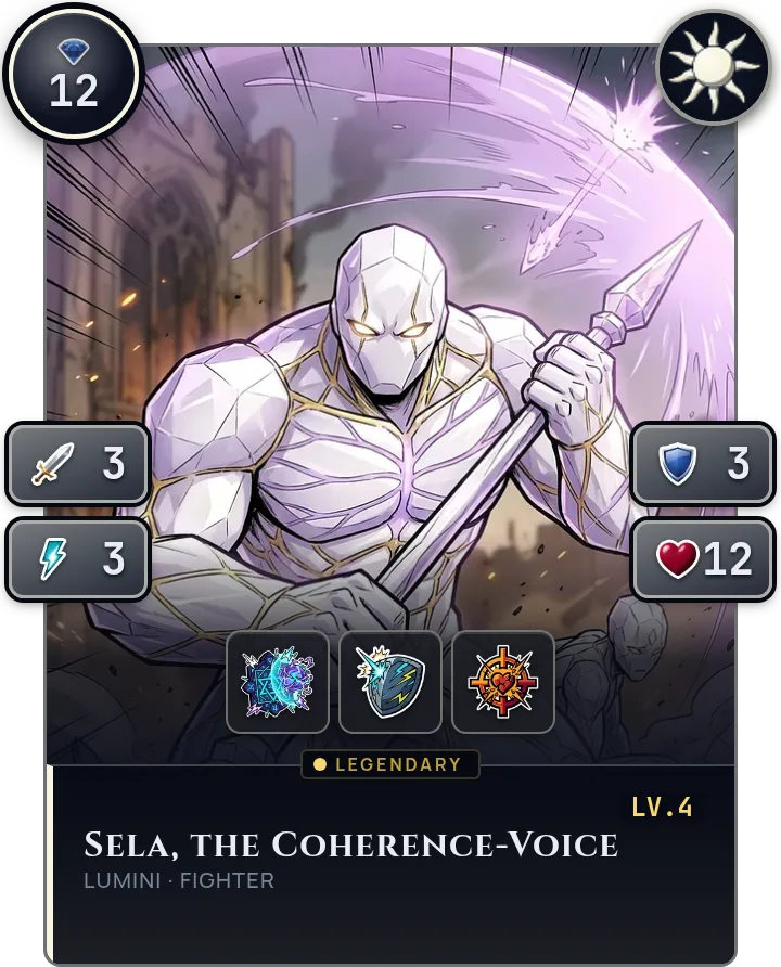 Sela, the Coherence-Voice