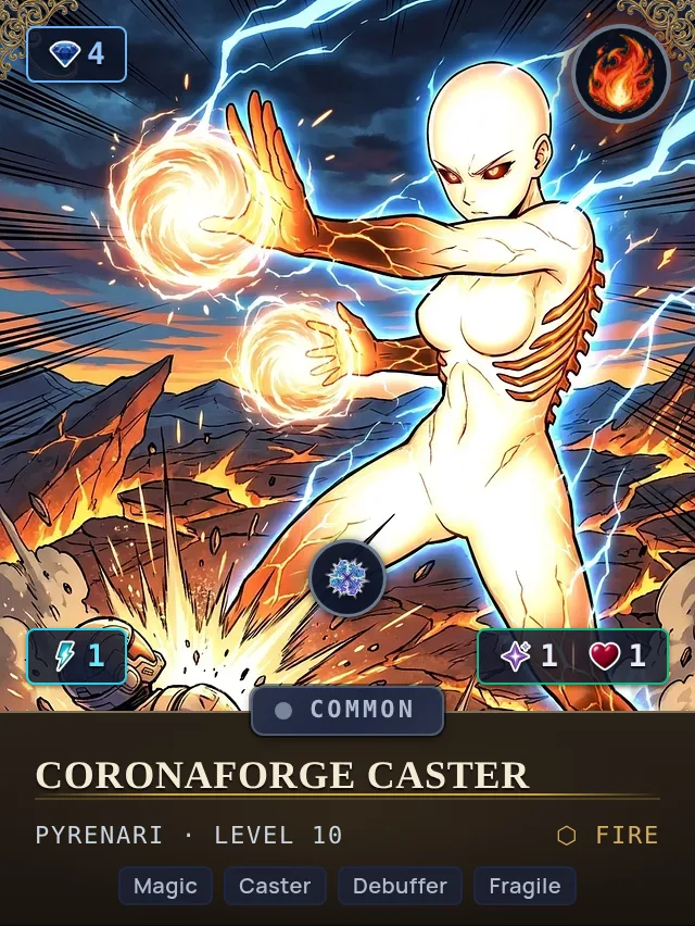 Coronaforge Caster