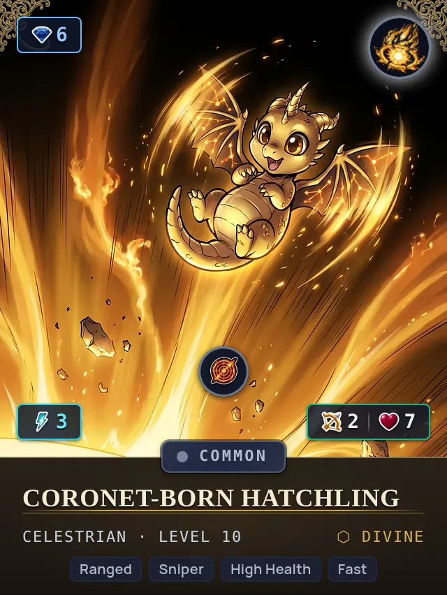 Coronet-Born Hatchling