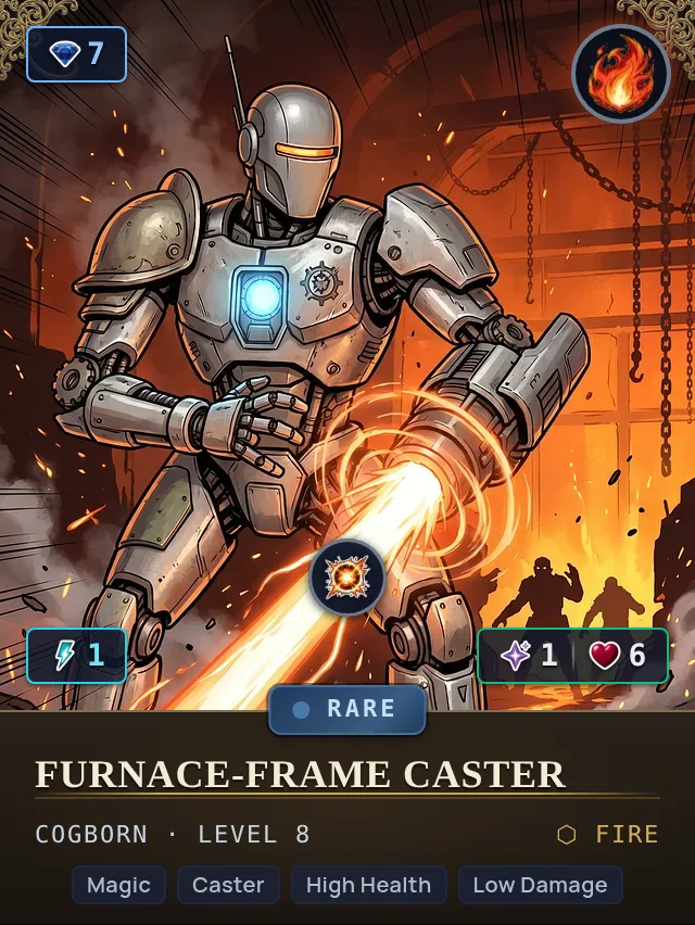 Furnace-Frame Caster