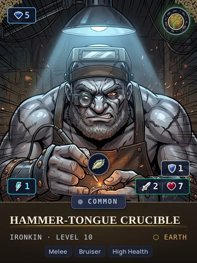Hammer-Tongue Crucible