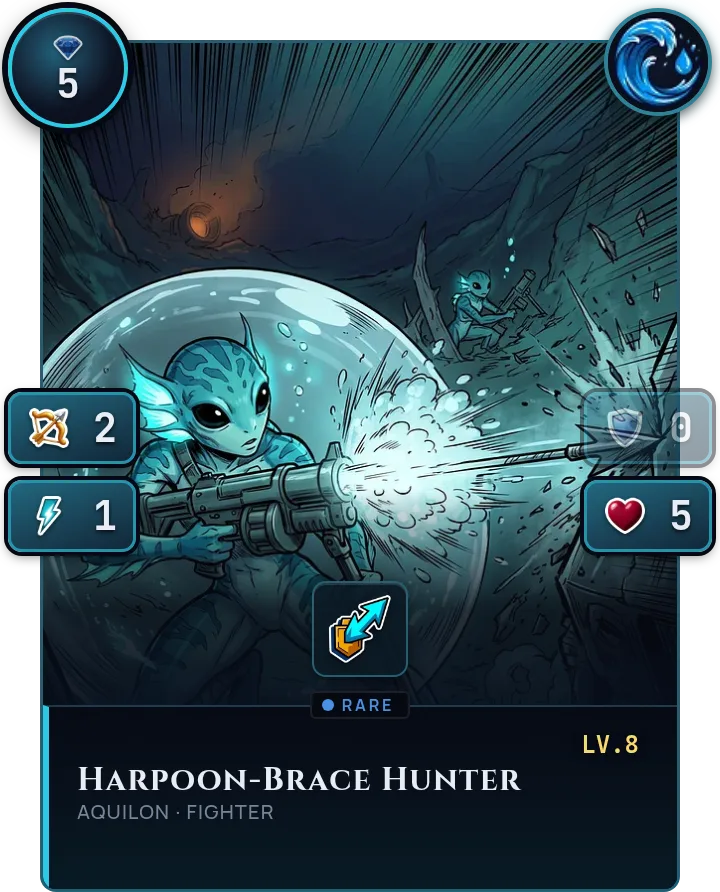 Harpoon-Brace Hunter