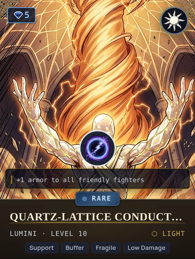 Quartz-Lattice Conductor