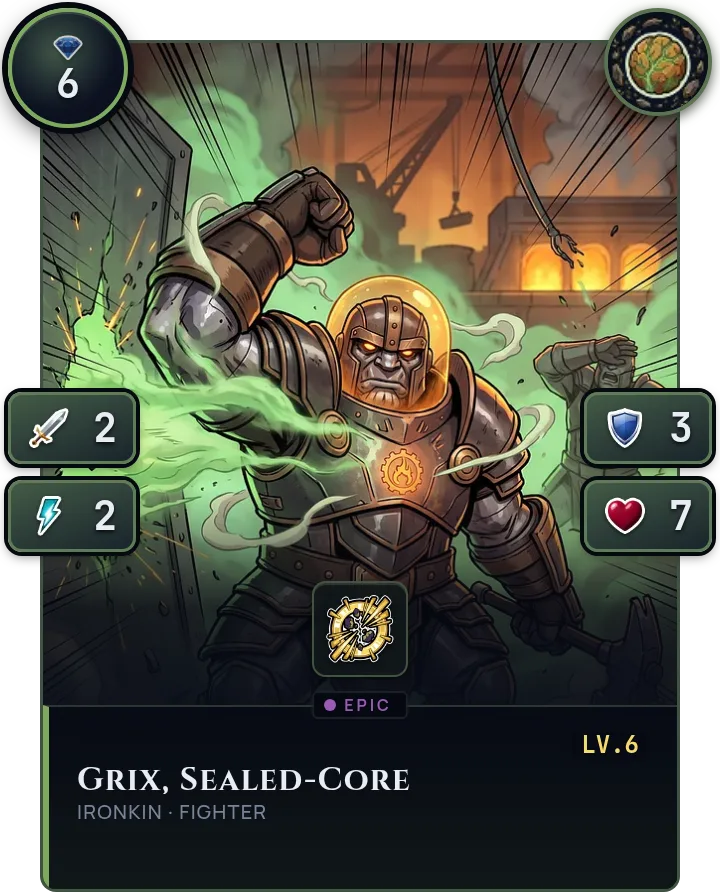 Grix, Sealed-Core