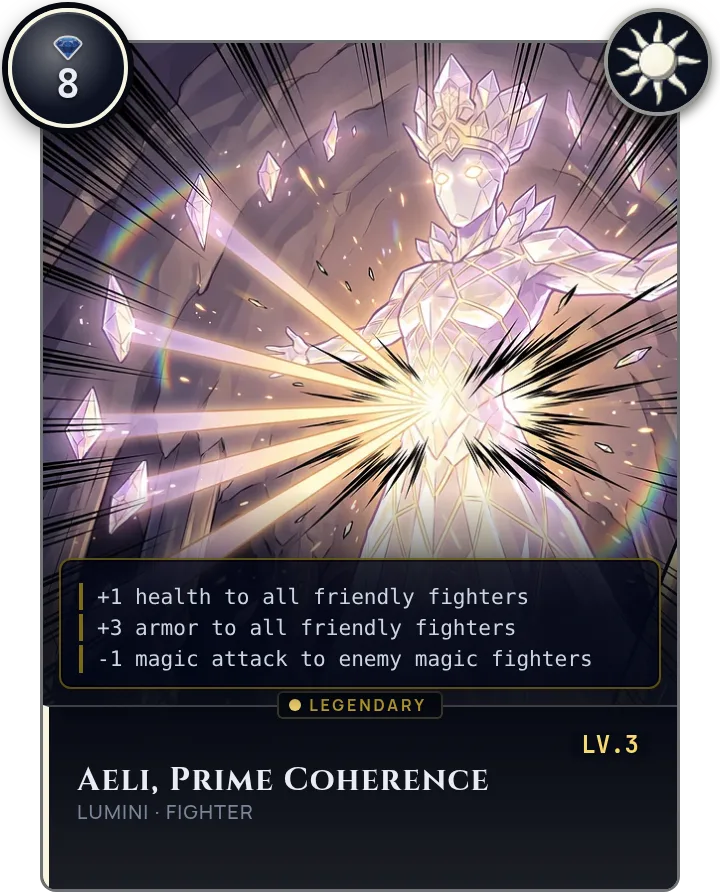 Kommandant: Aeli, Prime Coherence