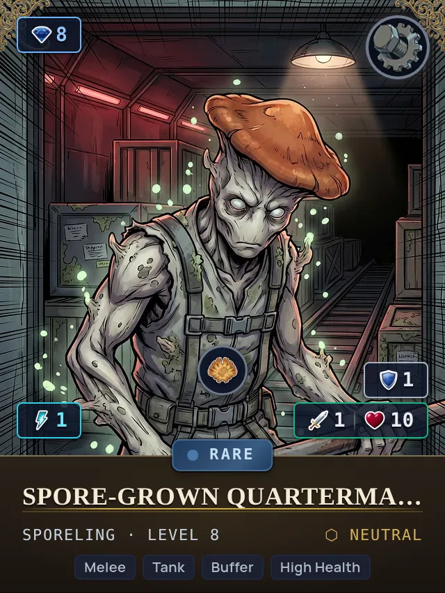 Spore-Grown Quartermaster
