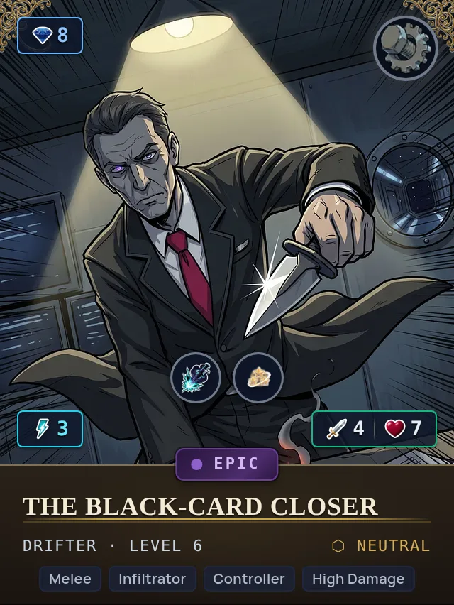The Black-Card Closer