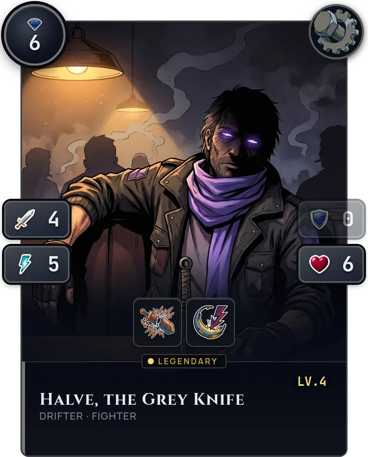 Halve, the Grey Knife