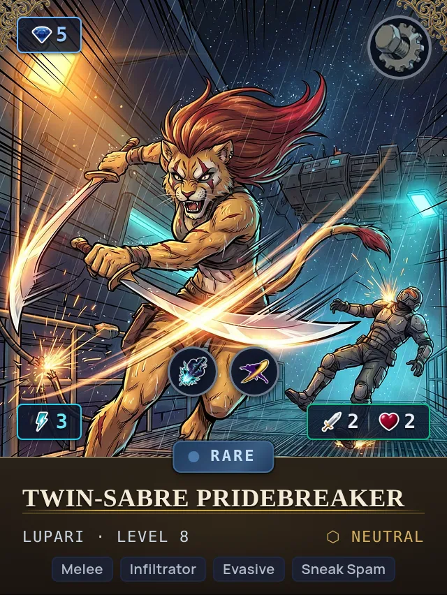 Twin-Sabre Pridebreaker