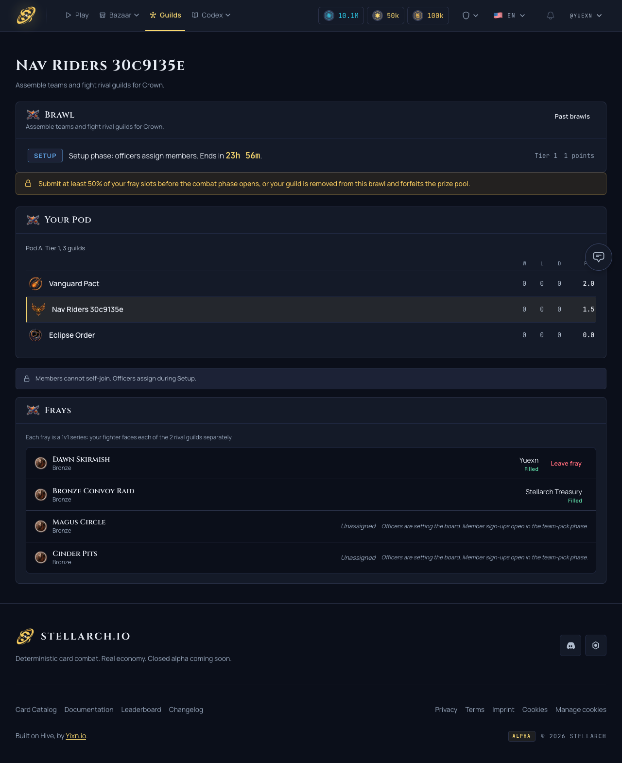 Guild Brawls: take your guild to war