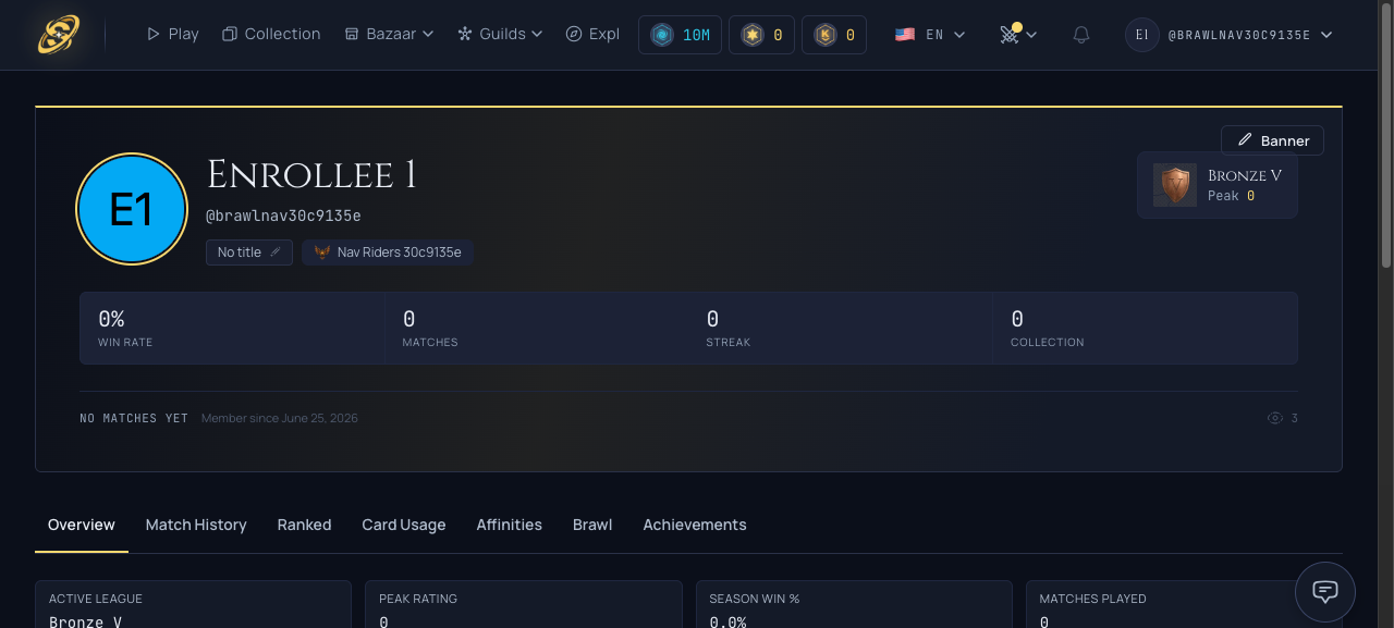 A cleaner player profile