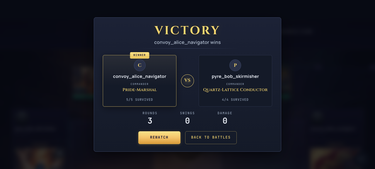 Smoother match flow from pick to replay