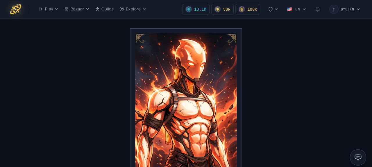 Items in your collection, with a real NFT view