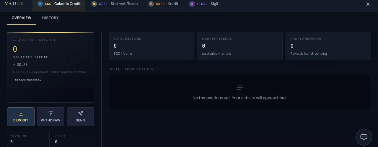 The Grand Vault wallet, redesigned